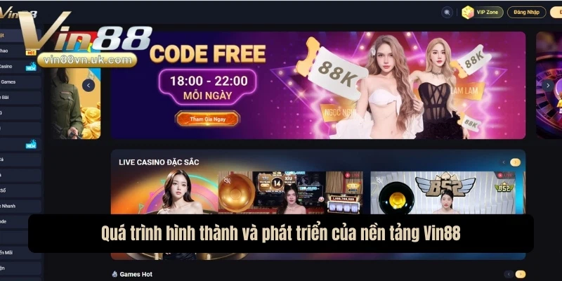 Quá trình hình thành và phát triển của nền tảng Vin88 Quá trình hình thành và phát triển của nền tảng Vin88